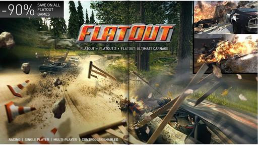 FlatOut 2 - Супер-скидка  в Steam 1$ за FlatOut 2