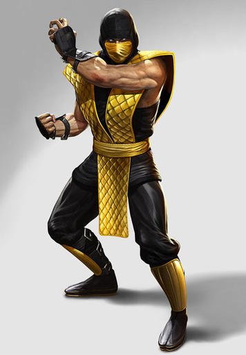 Mortal Kombat - “Klassic” скин Скорпиона достурный на Gamestop.
