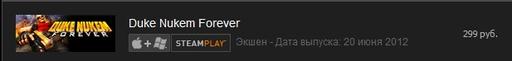Duke Nukem Forever - Duke Nukem Forever  в Русском Steam